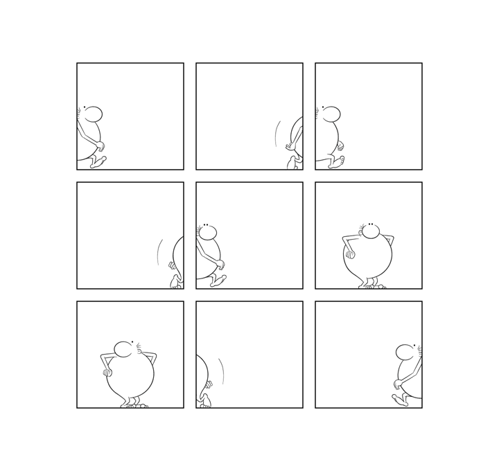 Bonom, gag 14, dom, bd, bande dessinée, fumetti, comics, minimal, minimalist, experimental