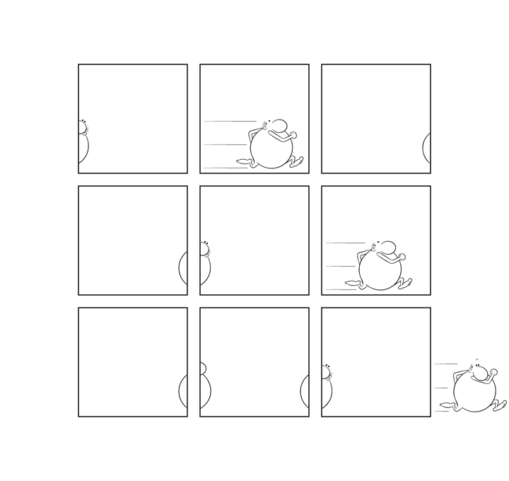 Bonom, gag 43, dom, bd, bande dessinée, fumetti, comics, minimal, minimalist, experimental