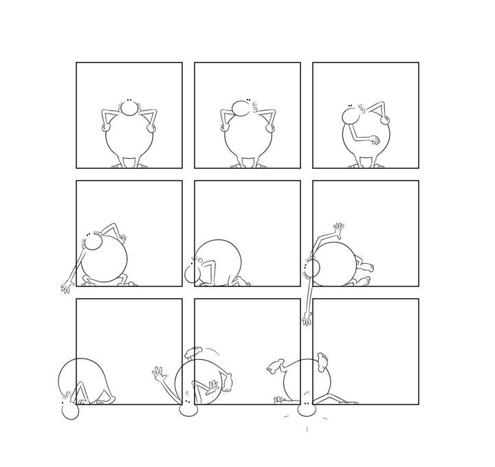 Bonom, gag 46, dom, bd, bande dessinée, fumetti, comics, minimal, minimalist, experimental